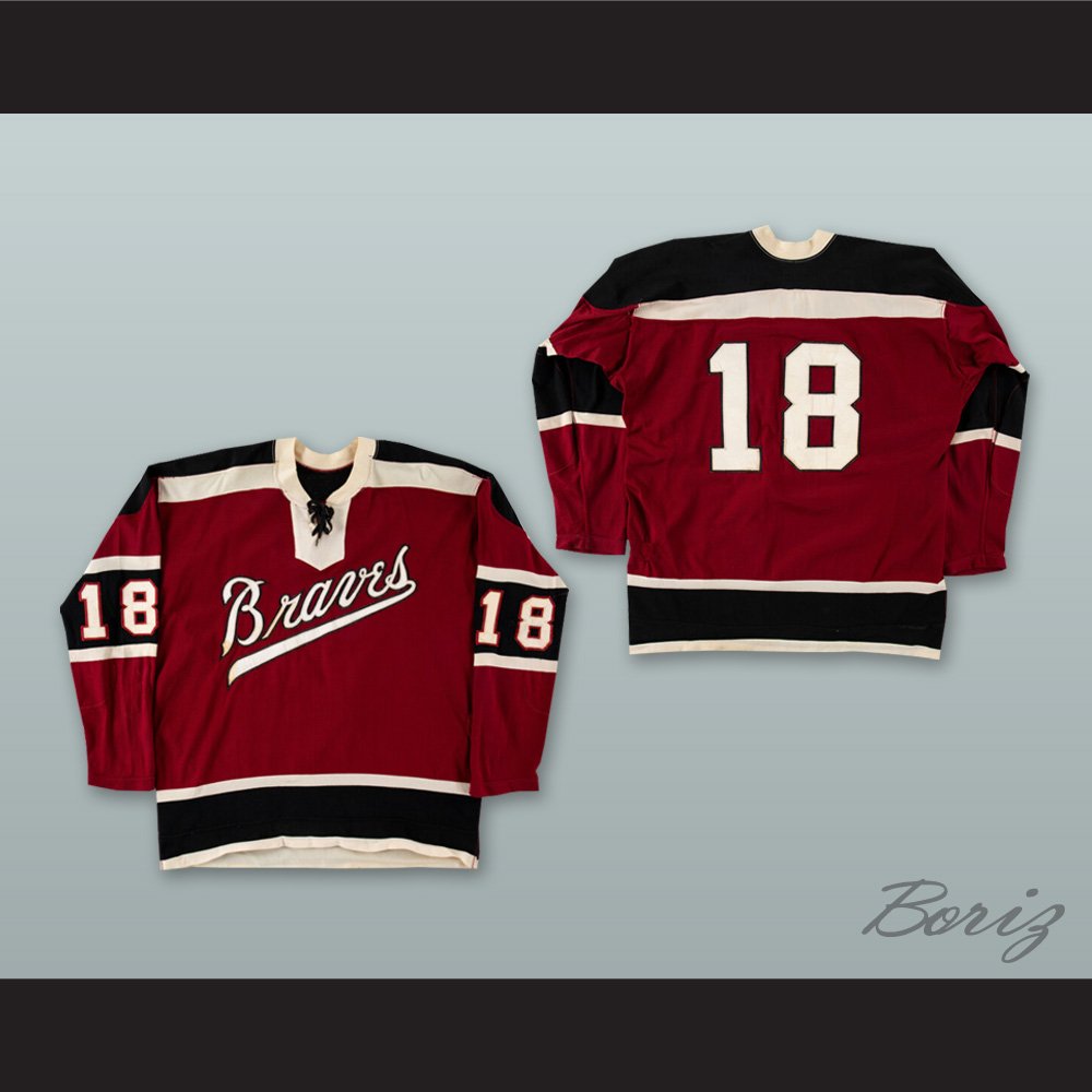 Boston Braves Red Hockey Jersey — BORIZ