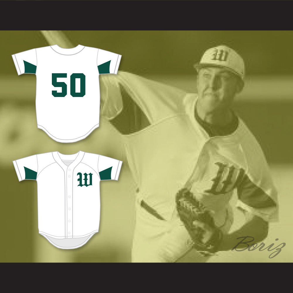 Jameson Taillon 50 The Woodlands High School Highlanders White