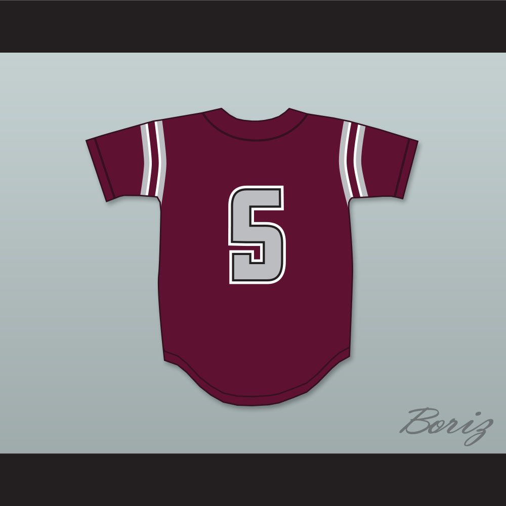 Madison Bumgarner 5 South Caldwell High School Spartans Maroon Baseball  Jersey 1 — BORIZ
