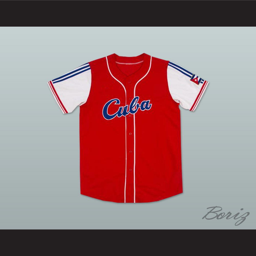 Jose Abreu 23 Cuba Red Baseball Jersey — BORIZ