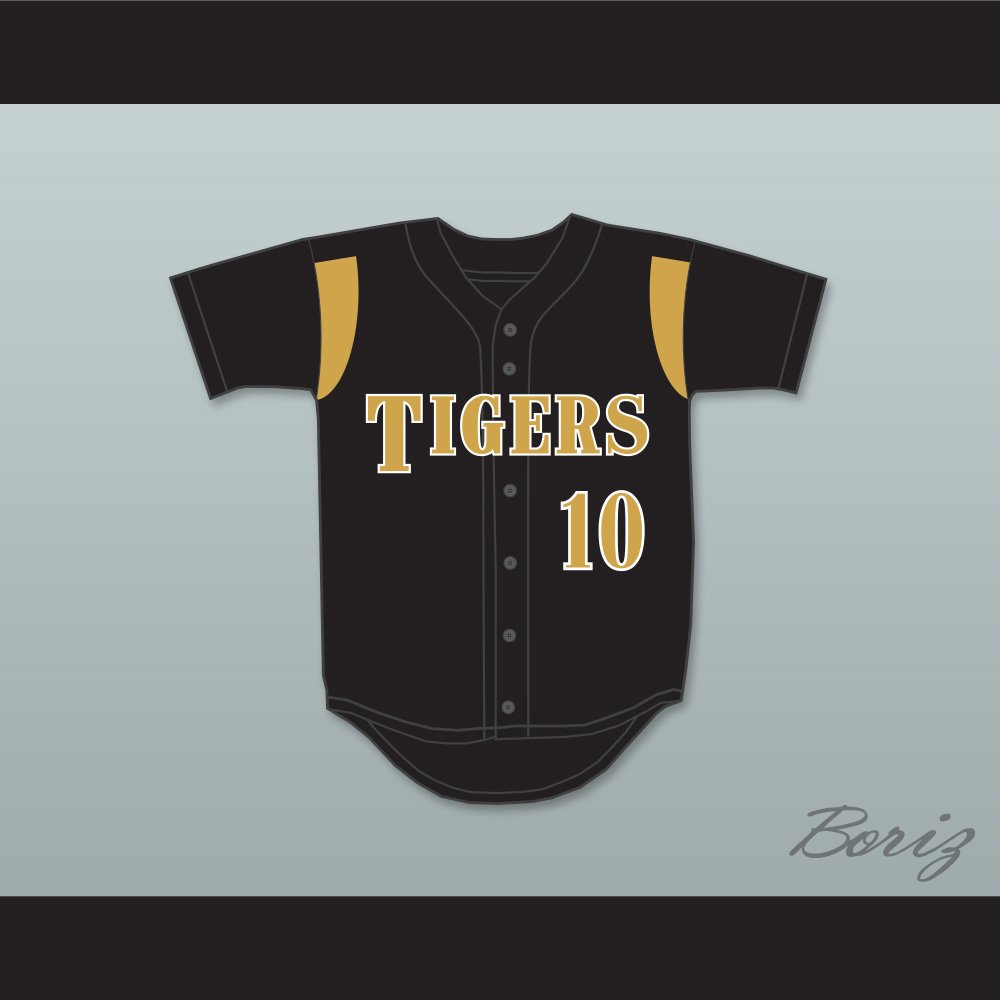 Trevor Story 10 Irving High School Tigers Black Baseball Jersey 1