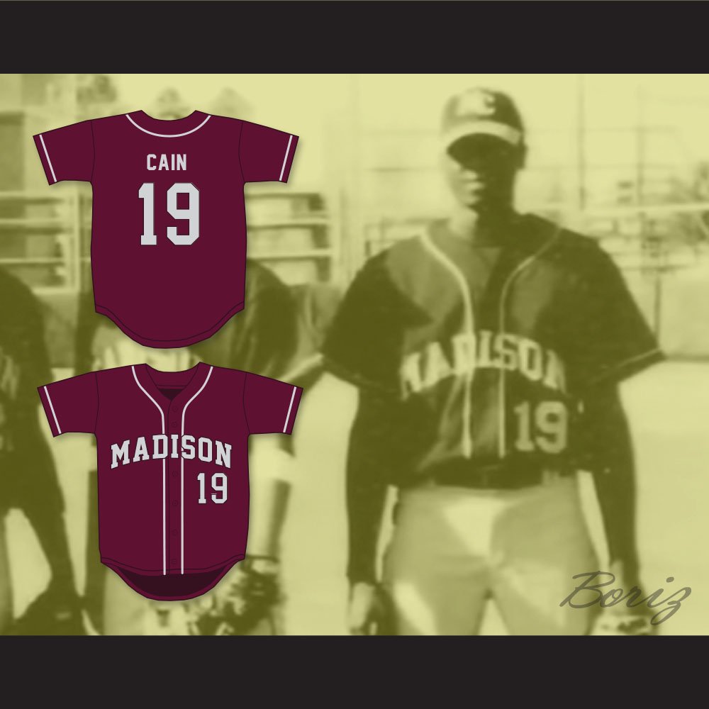 Lorenzo Cain 19 Madison County High School Cowboys Maroon Baseball