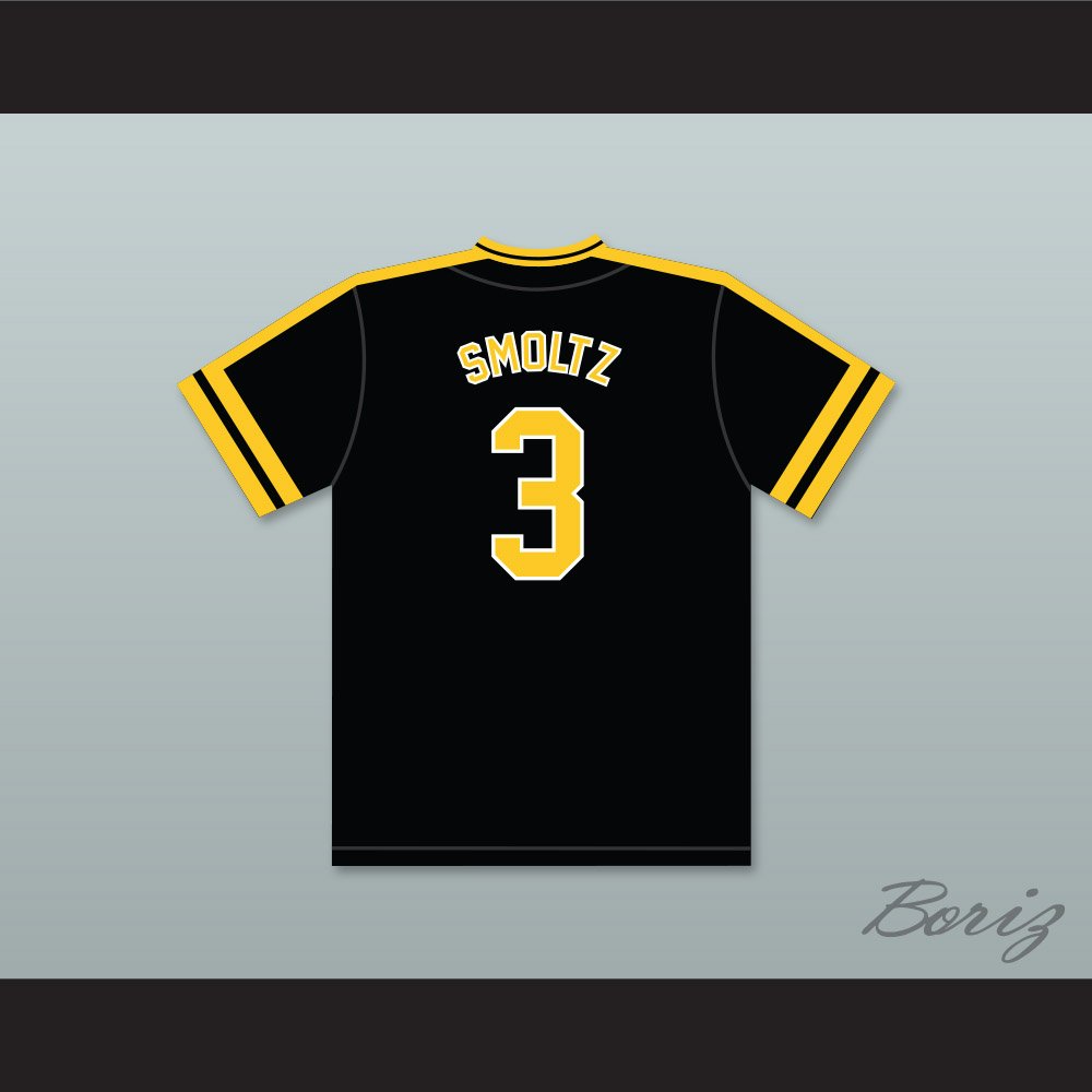 John Smoltz 3 Waverly Senior High School Warriors Black Baseball Jersey 4 —  BORIZ