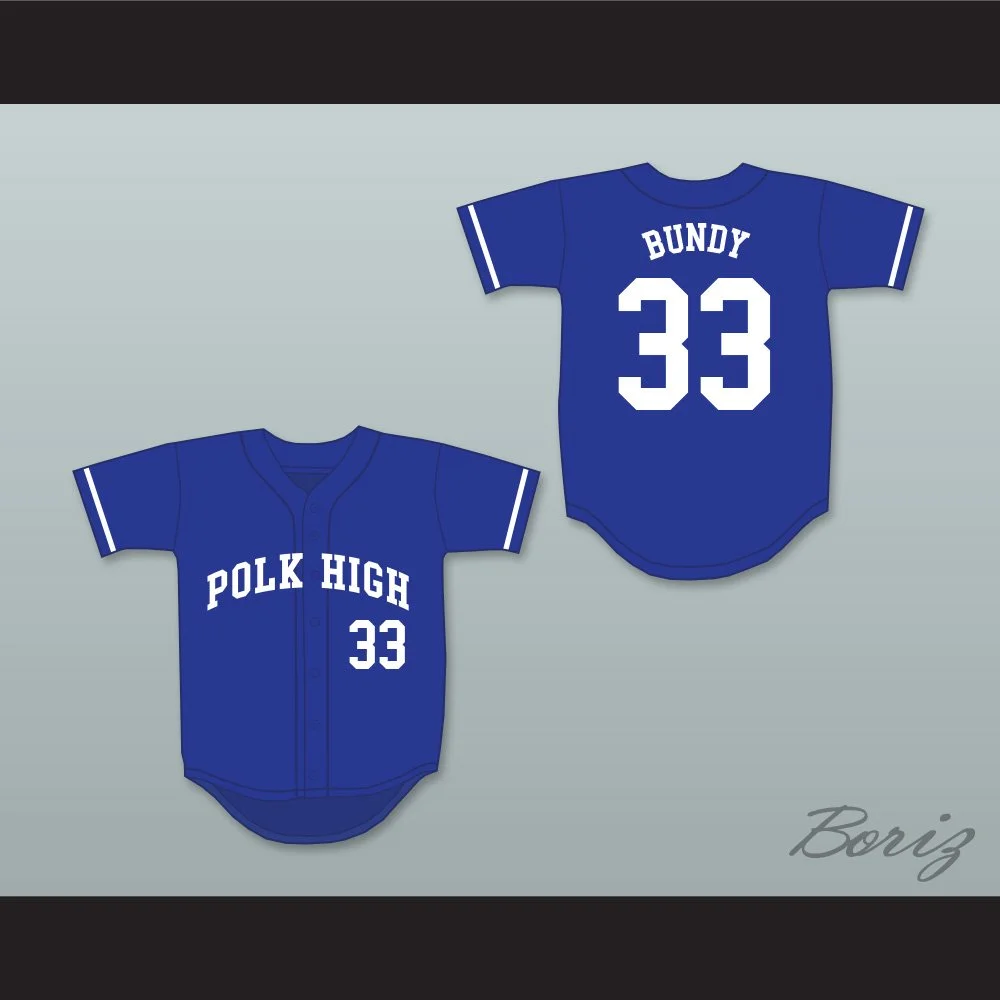 Al Bundy 33 Polk High School Blue Baseball Jersey — BORIZ
