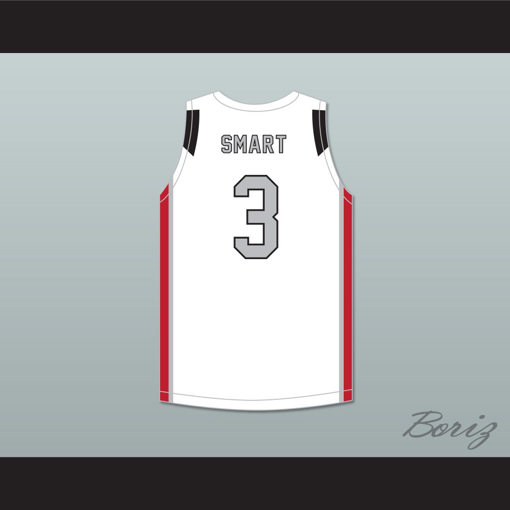 Marcus Smart 3 Edward S. Marcus High School Marauders White Basketball  Jersey 3 — BORIZ