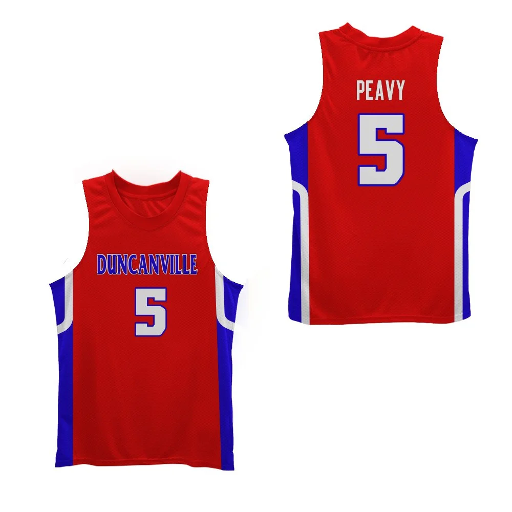 Micah Peavy Basketball Jersey Duncanville Texas Georgetown Tech Washington Wizards
