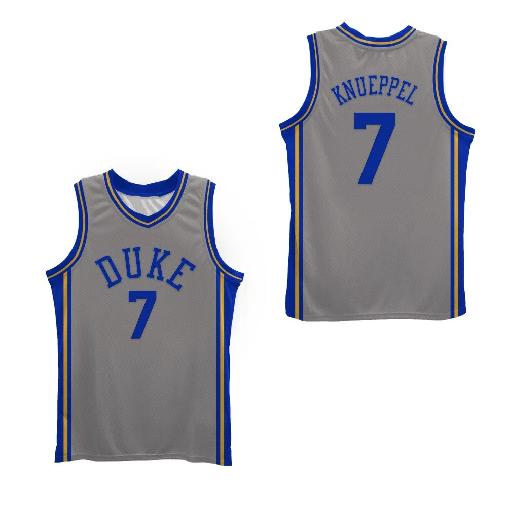 Kon Knueppel High School white blue Basketball Jersey Hoop Dreams sewn Colors