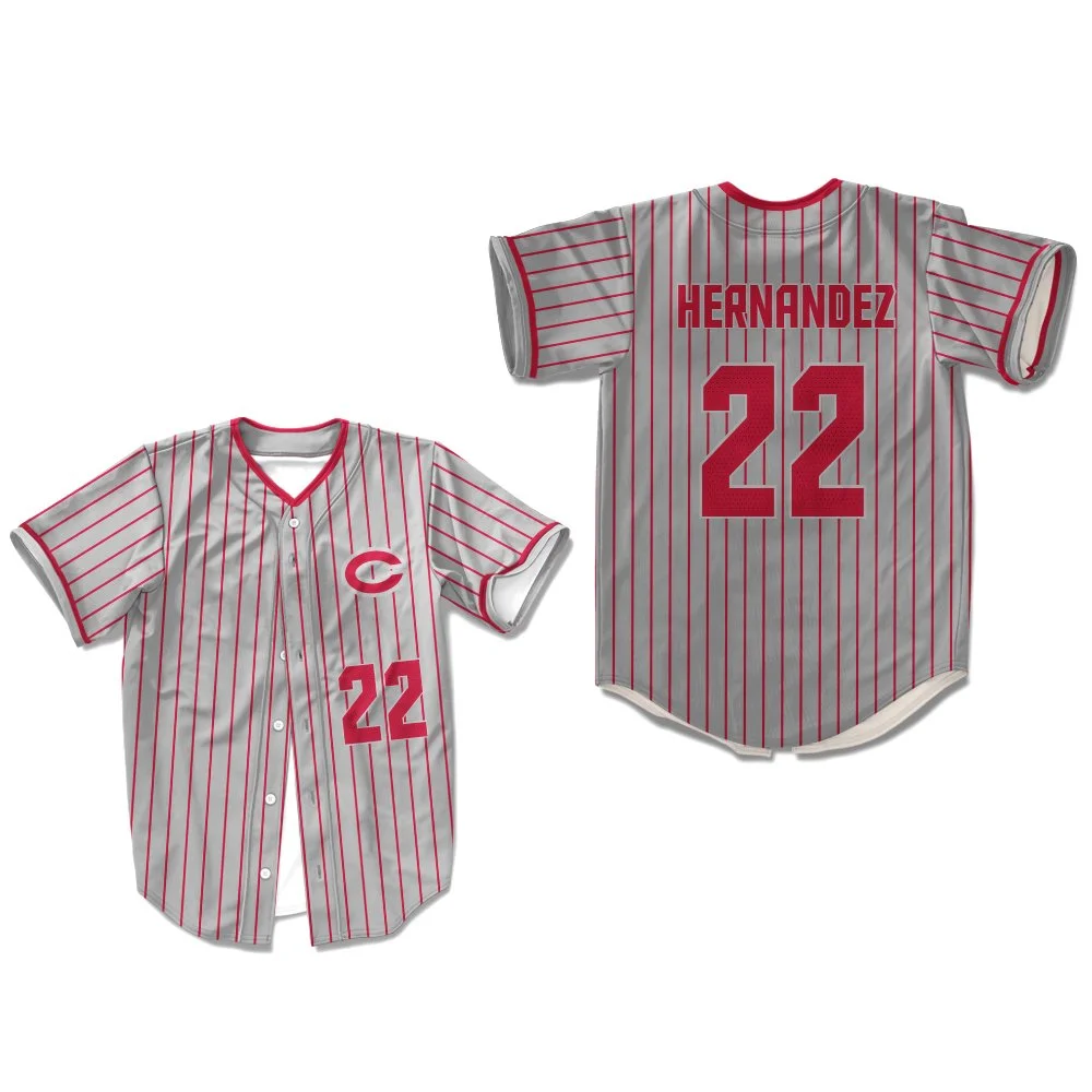 Seth Hernandez High School Sewn baseball jersey Pittsburgh Pirates Corona High School Chino California