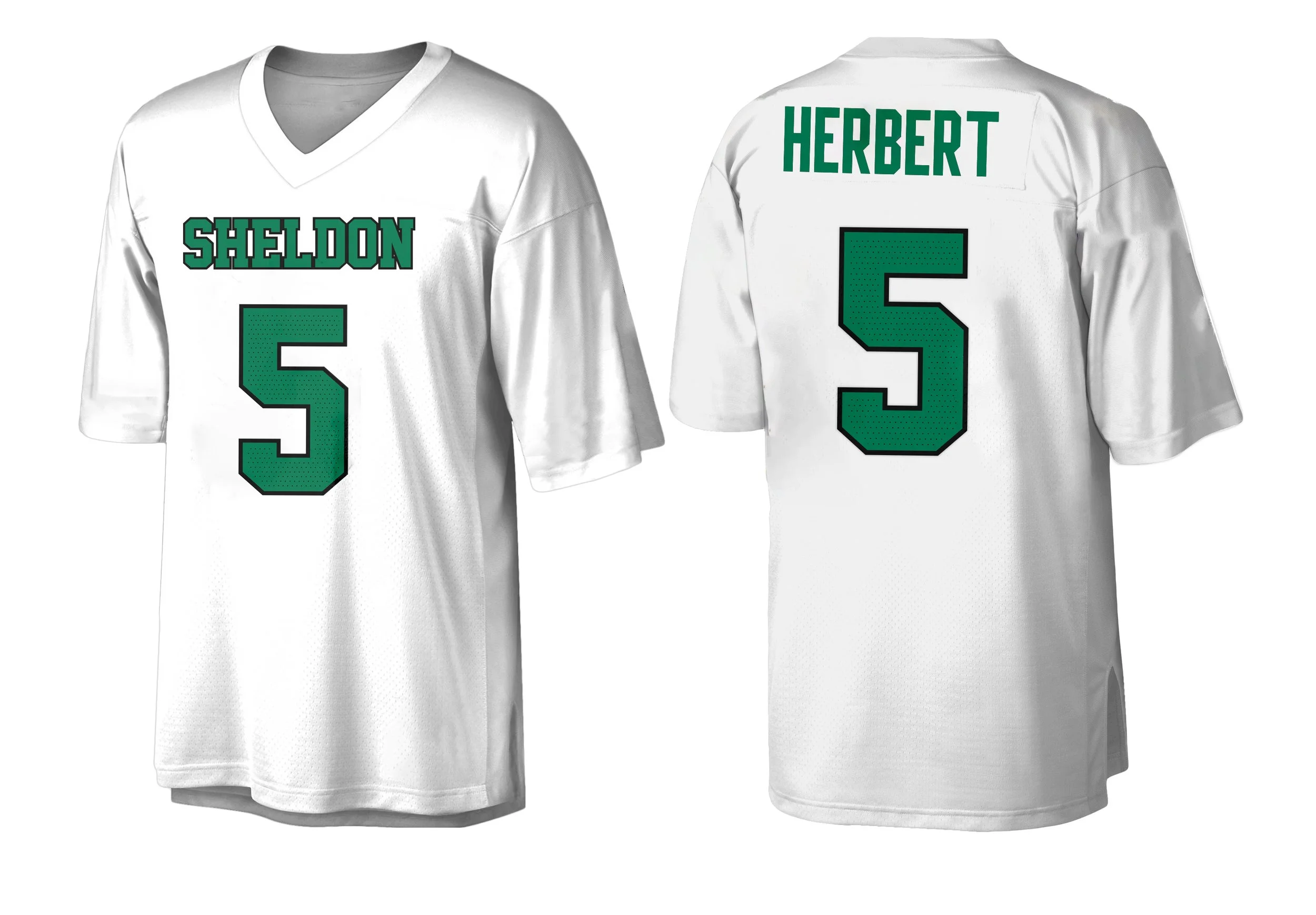 Justin Herbert High School Sewn football jersey Los Angeles Chargers Oregon Ducks Eugene Sheldon High School