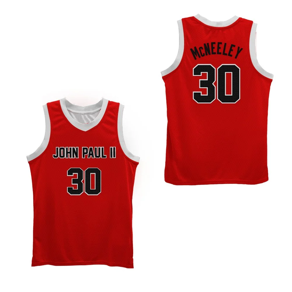 Liam McNeeley basketball Jersey Hoop sewn Colors custom Charlotte UConn Texas