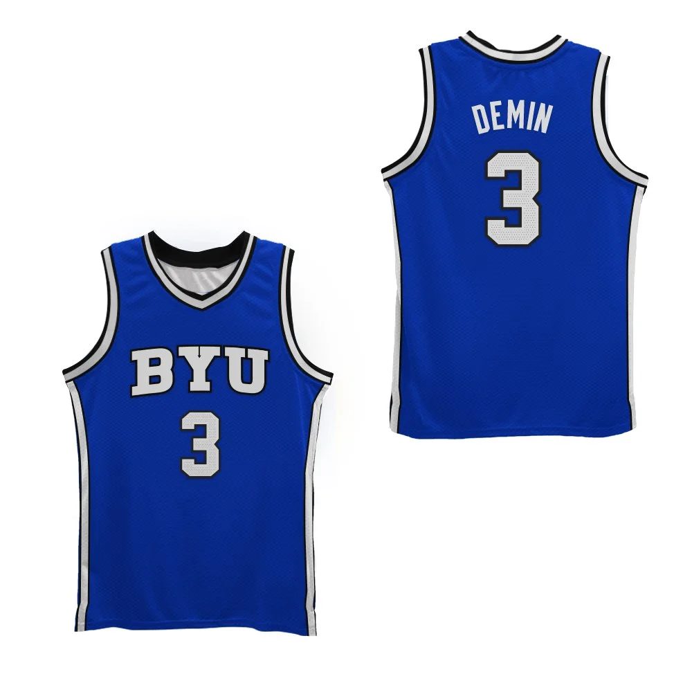 Egor Vladimirovich Dёmin High School Basketball Jersey Hoop Dreams sewn Colors custom