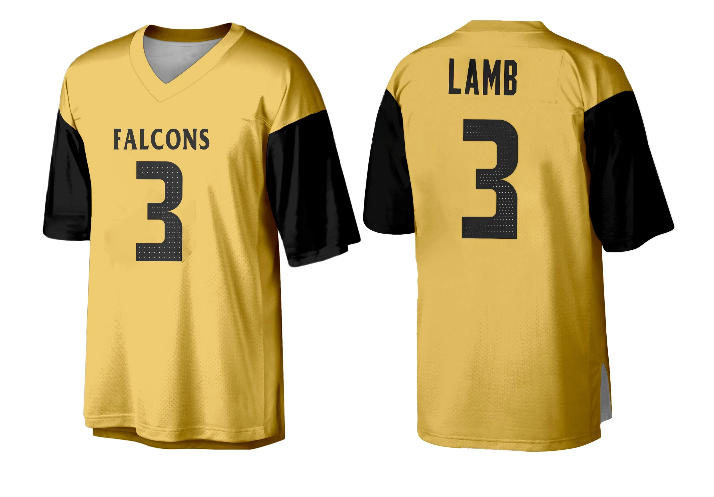 CeeDee Lamb High School Sewn football jersey Dallas Cowboys Opelousas, Louisiana Foster Oklahoma Gold
