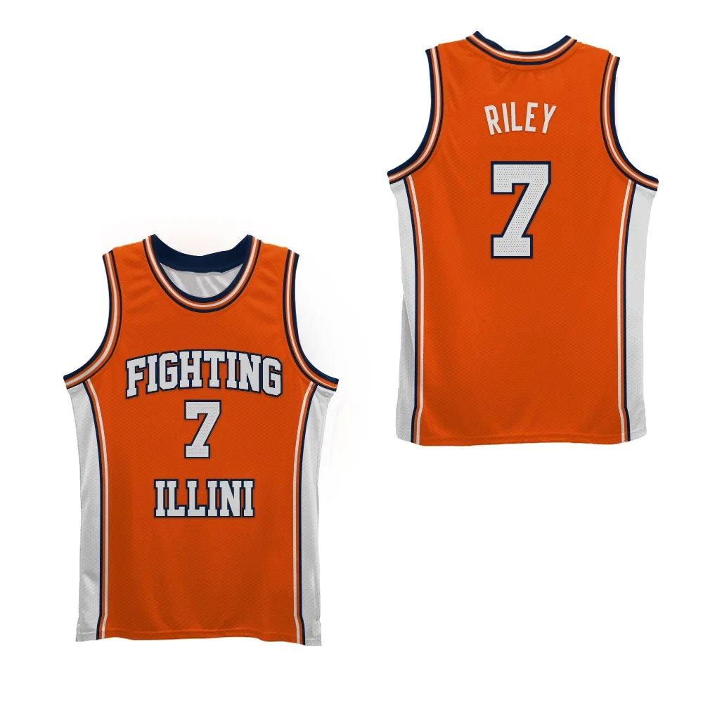 Will Riley basketball Jersey Hoop sewn Colors custom Illinois Canada Ontario
