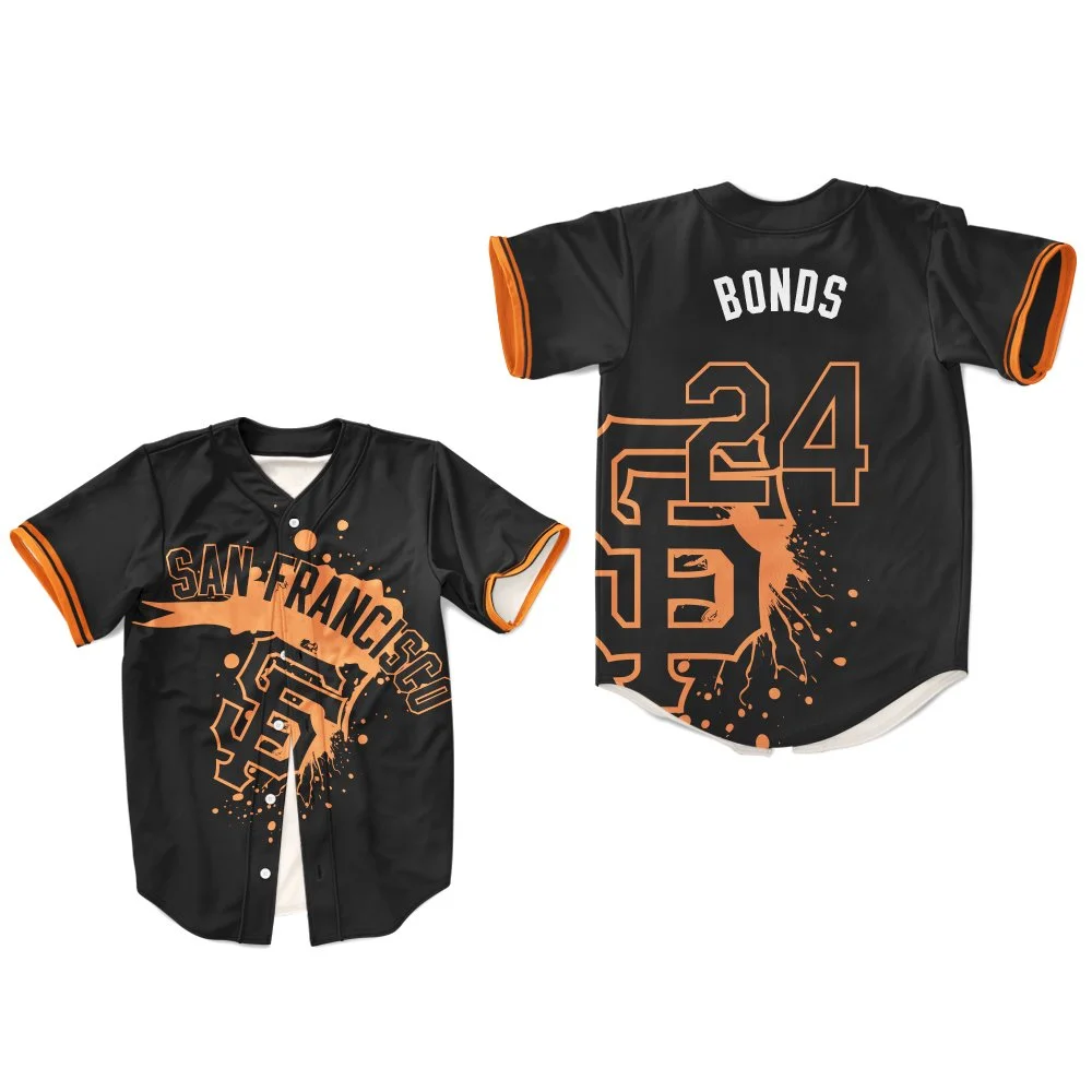 Barry Bonds High School Sewn baseball jersey Pittsburgh San Francisco Riverside California B
