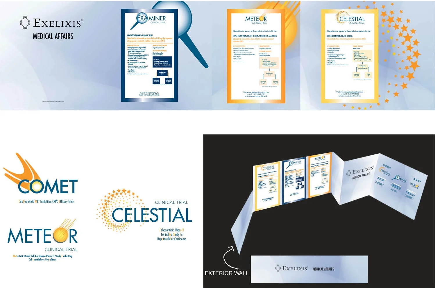 Convention booth and logos Winner - Esmo small booth design