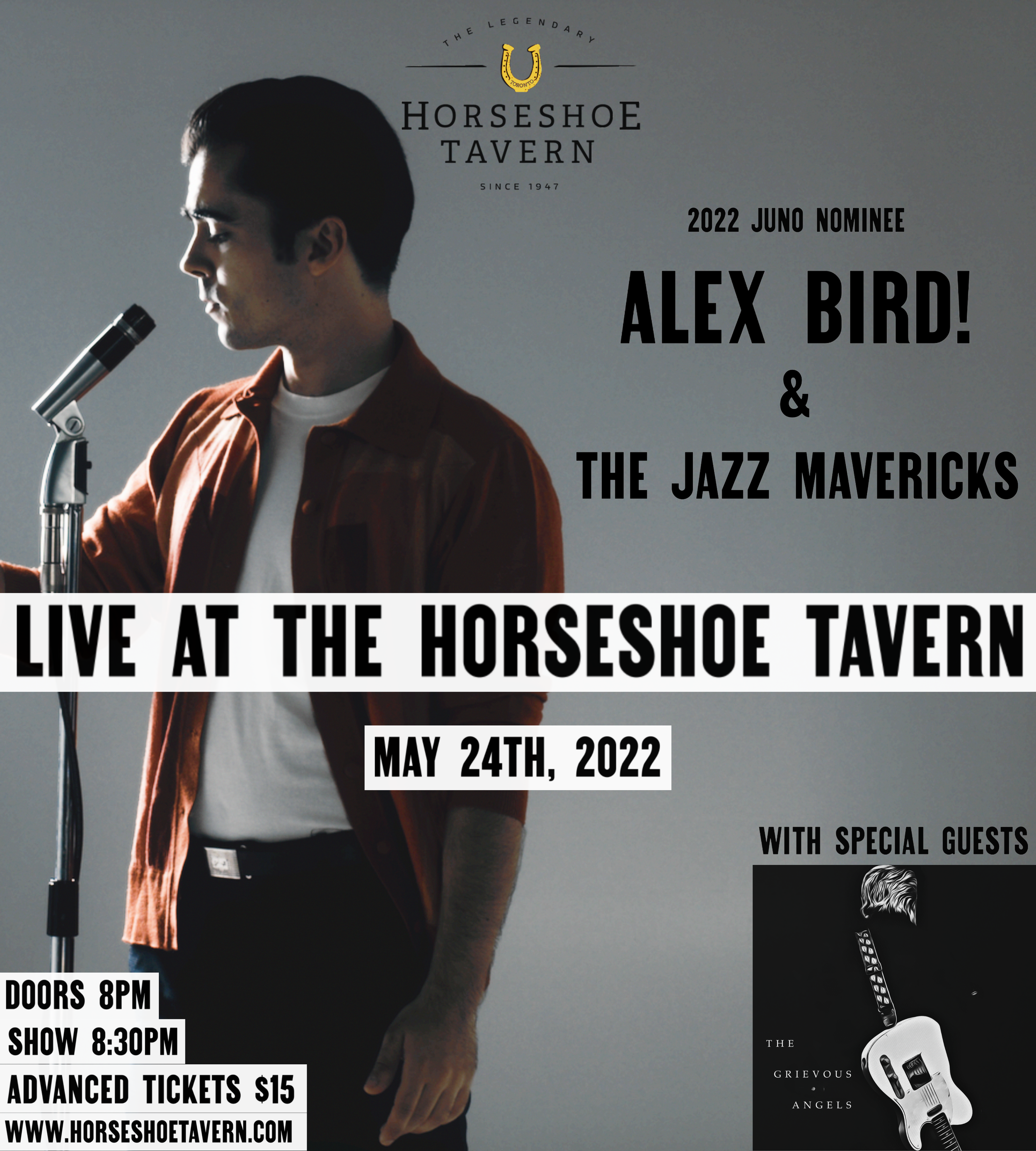 Alex Bird &amp; The Jazz Mavericks to Headline The Horseshoe Tavern