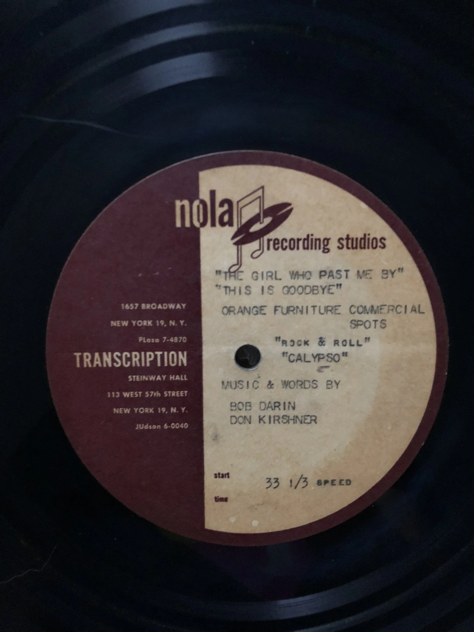 Alex Bird Discovers & Saves Earliest & Lost Bobby Darin Recordings