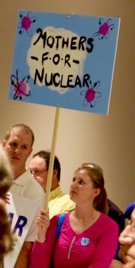 Mothers for Nuclear before the New York Public Service Commission vote.