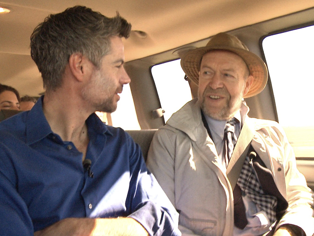 EP President Michael Shellenberger with EP Senior Science Advisor and climate scientist James Hansen as they travelled through Illinois to (successfully) save its nuclear plants.
