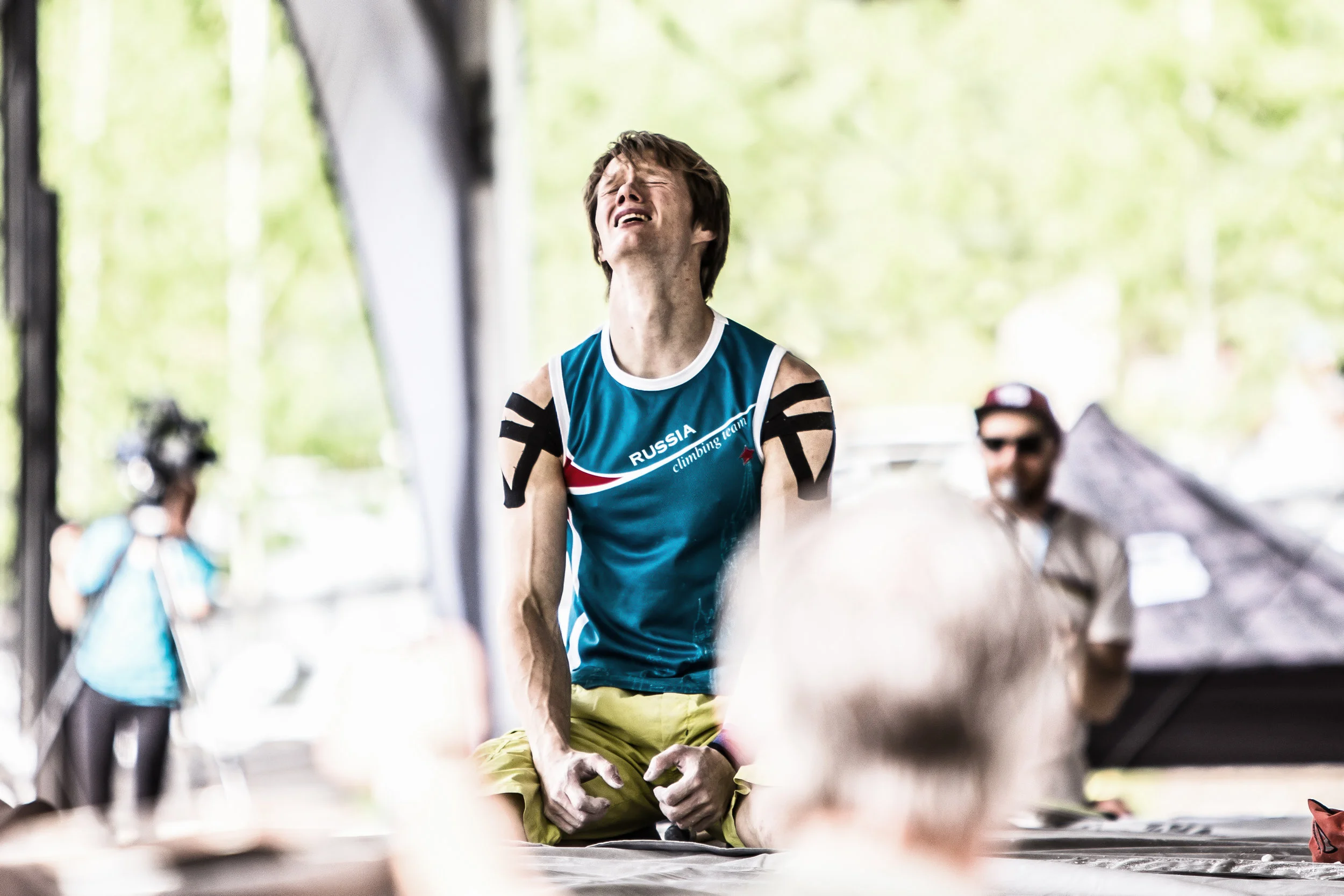 7:09 - 8:46 | Alexey Rubtsov showing intense emotion in Finals. 
