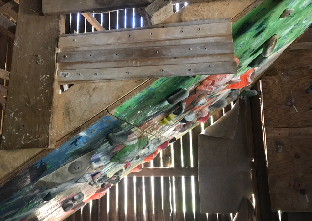 My entire training set up from one of my most productive summers of training. It was simple - I tried hard every day, and it more than did its job. You might recognize my board design from somewhere ...