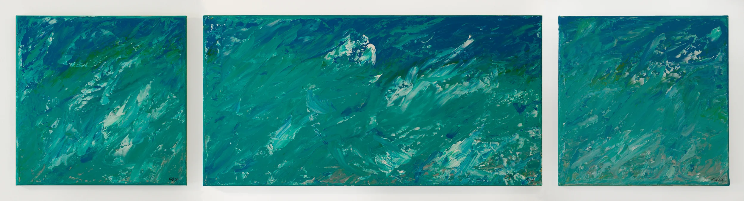 Ocean (48 x 12 in.)