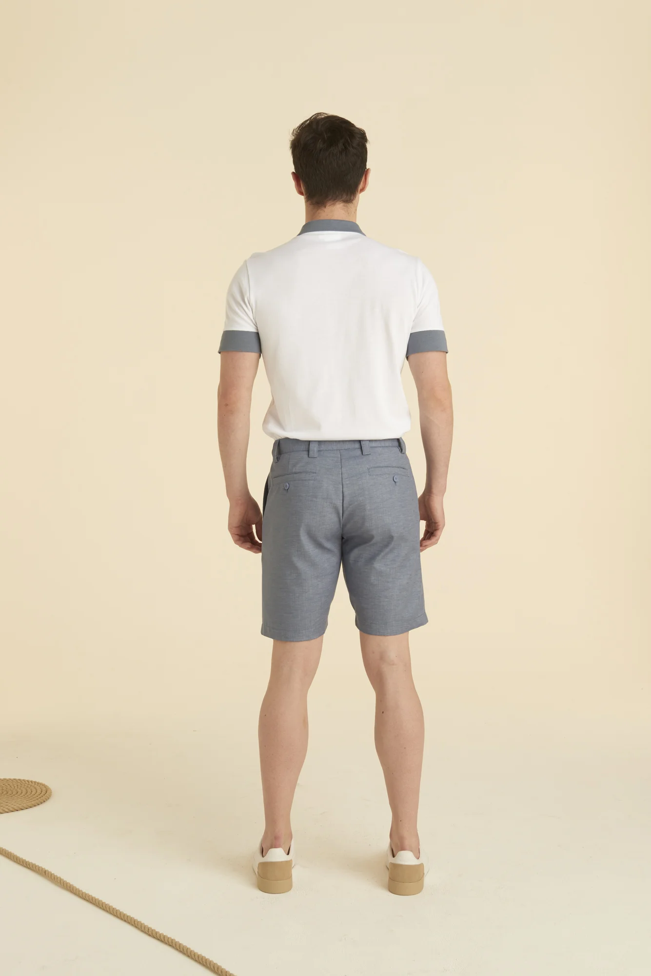 mens white Polo yacht crew uniform