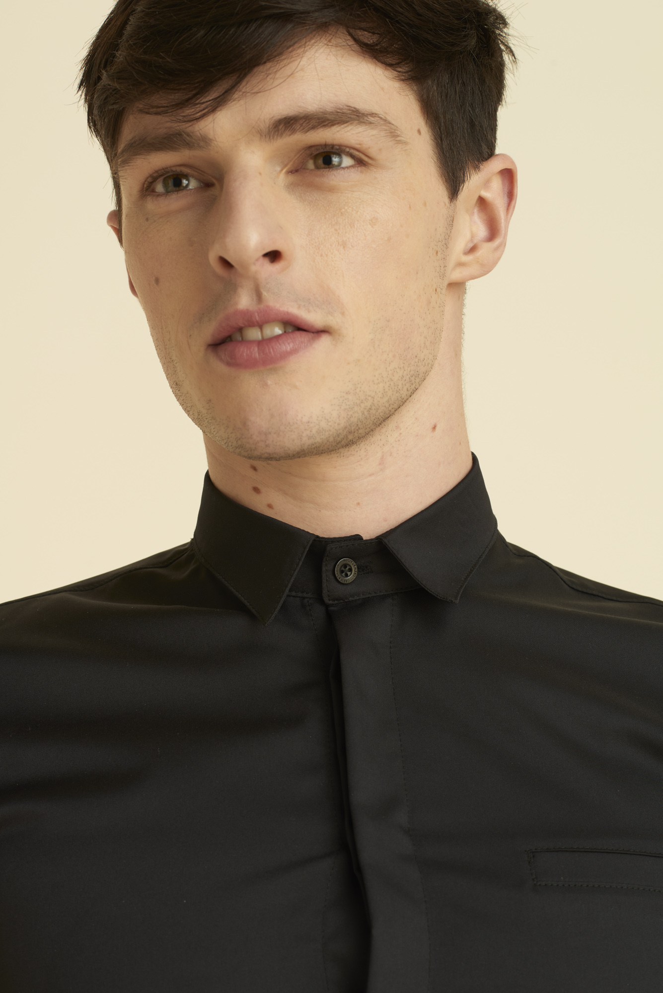 mens black night shirt yacht crew uniform