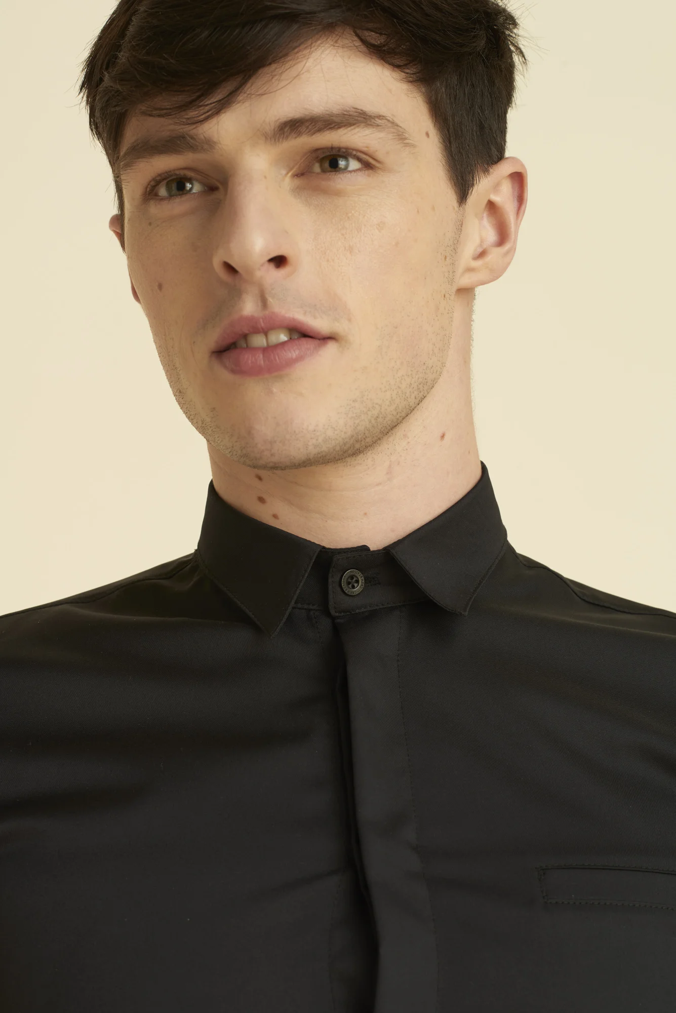 mens black night shirt yacht crew uniform