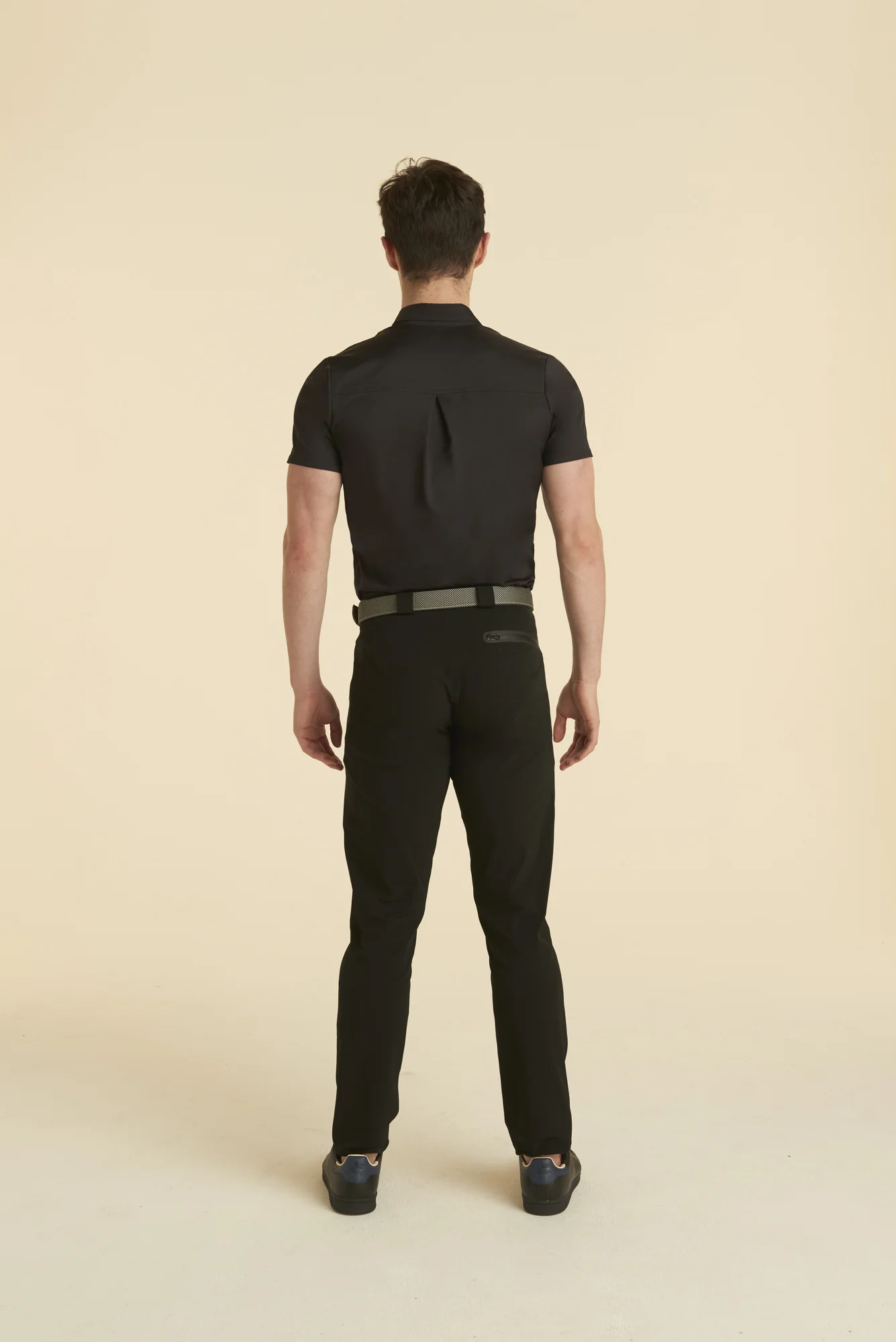 mens black night shirt yacht crew uniform