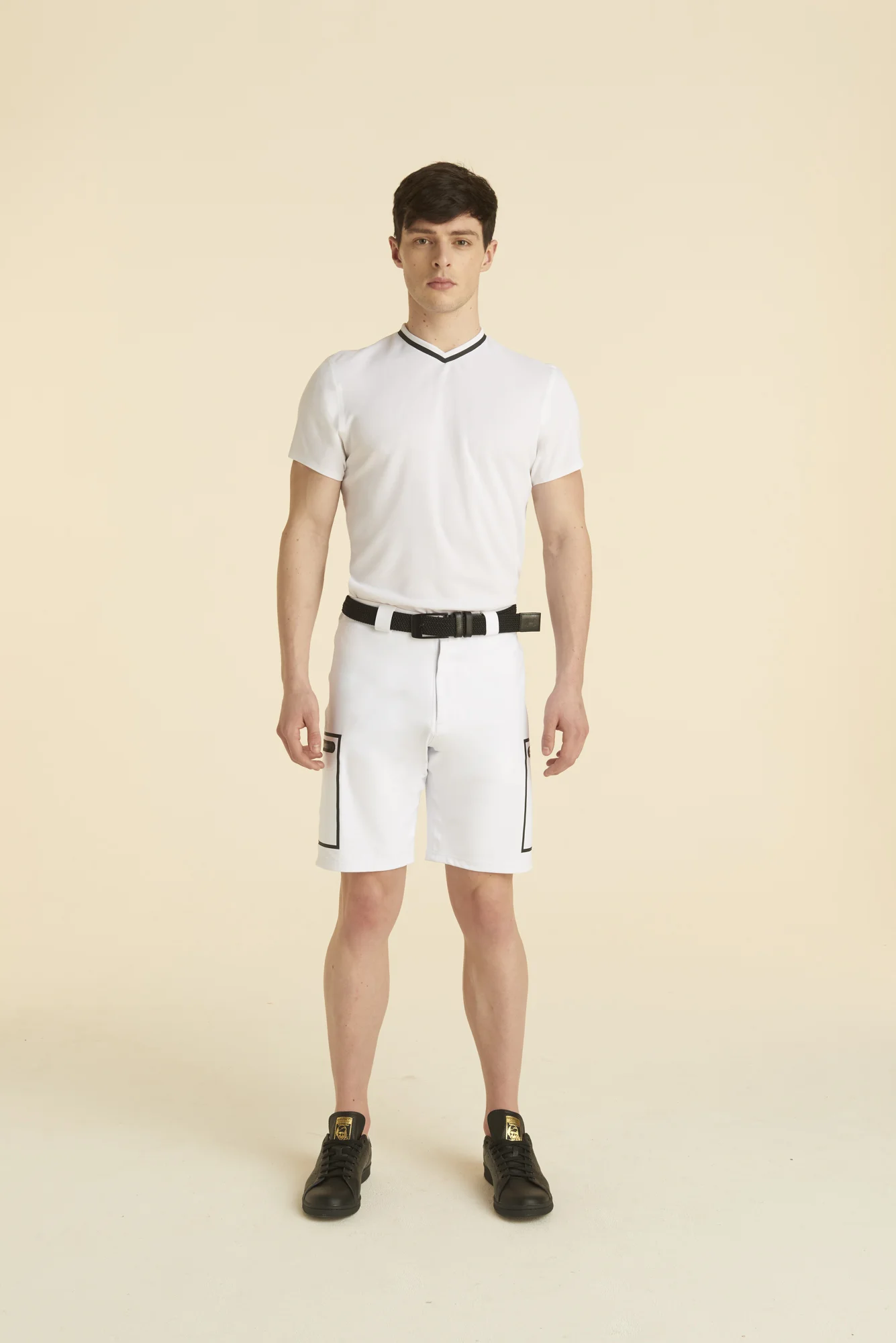 mens white shorts quick dry yacht crew uniform