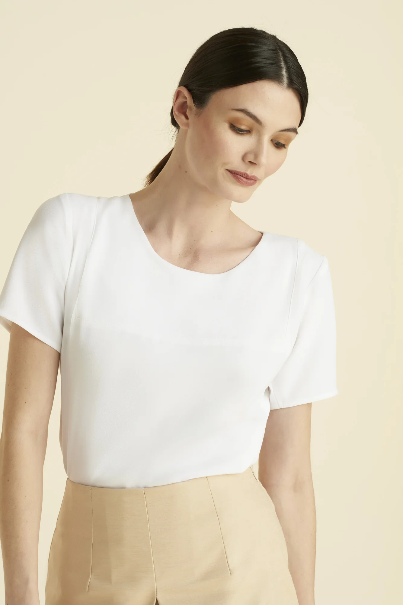 womens white blouse top yacht crew uniform