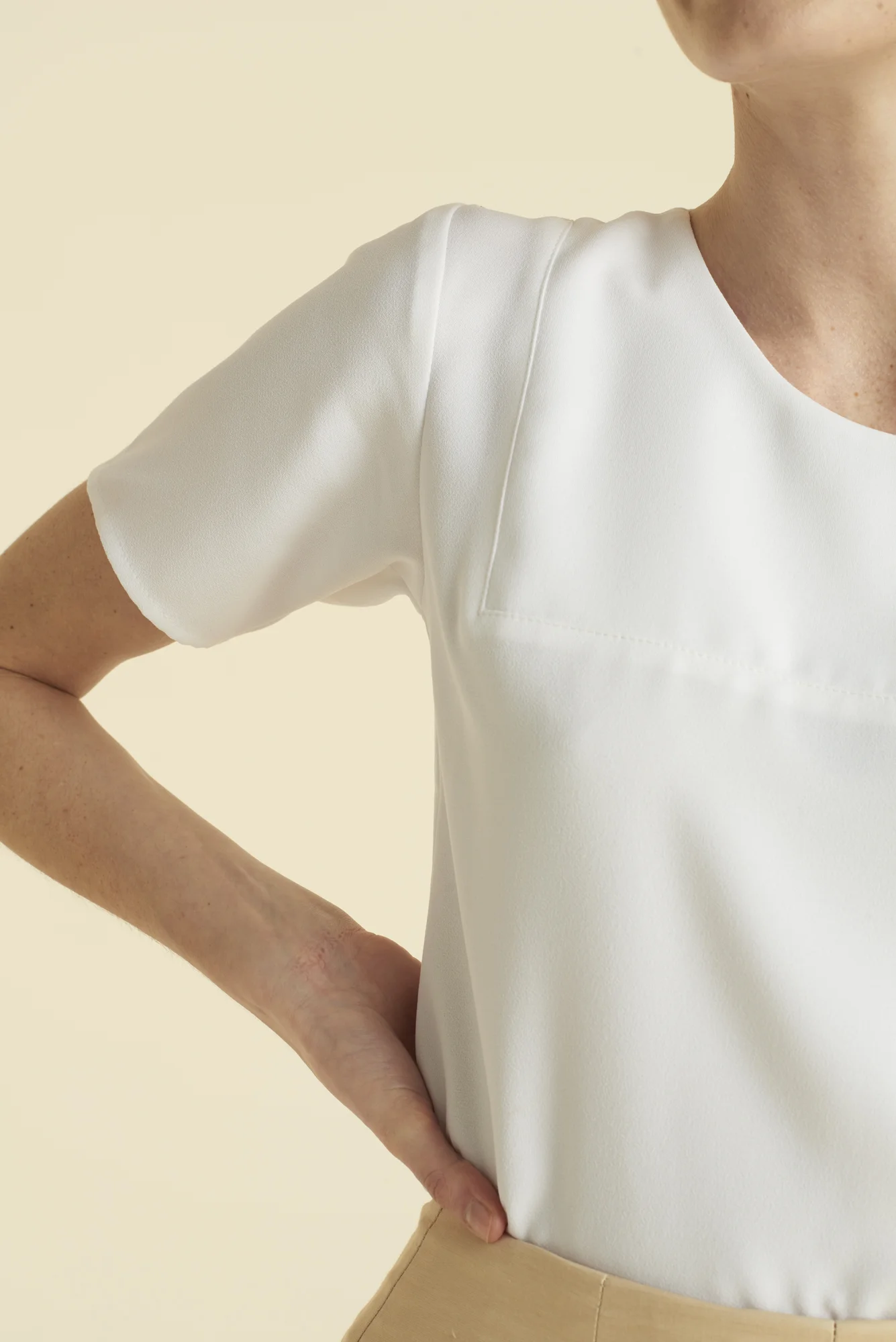 womens white blouse top yacht crew uniform