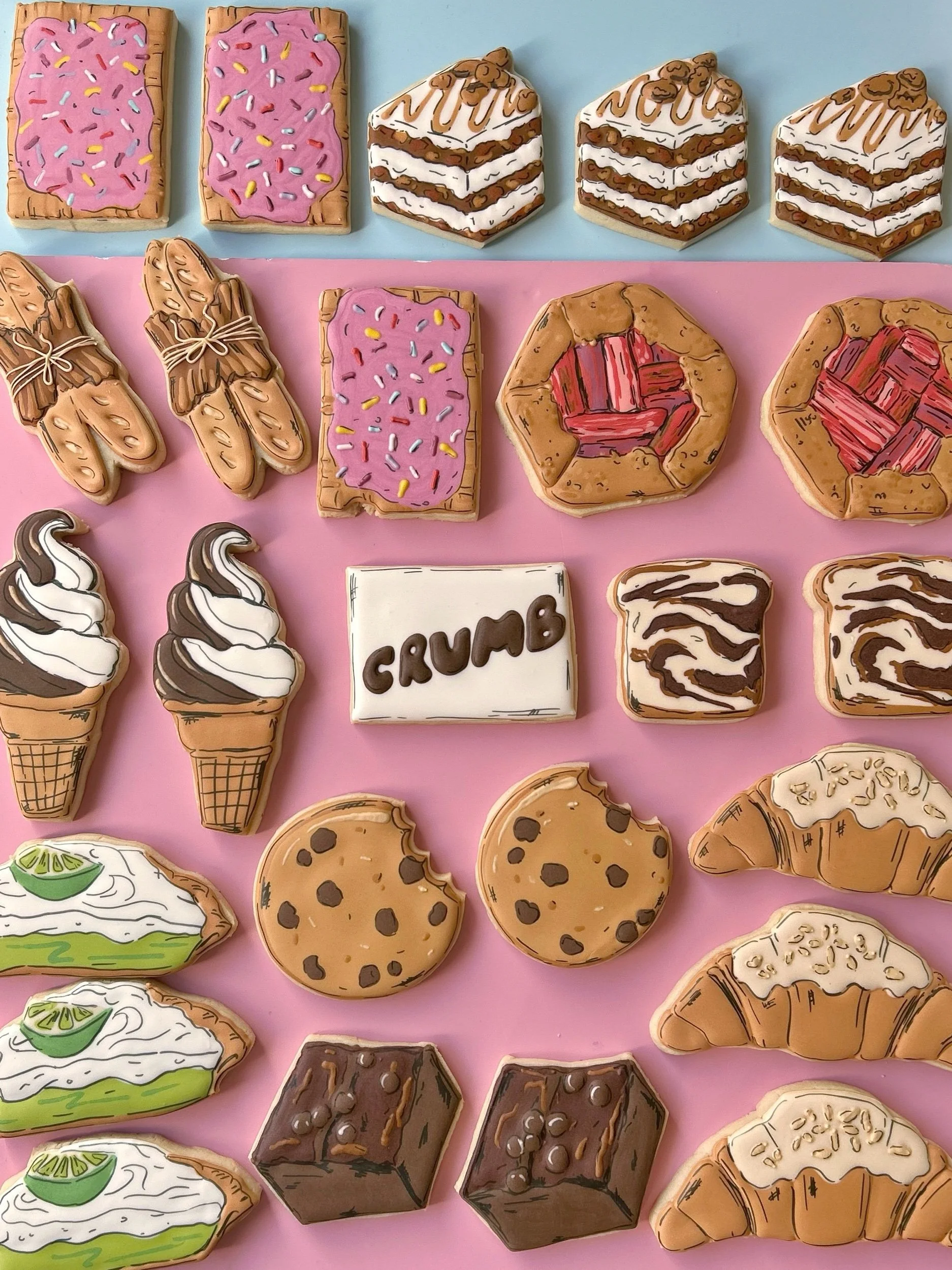 Saturday, January 17, 2026 (2:30PM-5:00PM) CRUMB x Bells Pastries Cookie Decorating Class