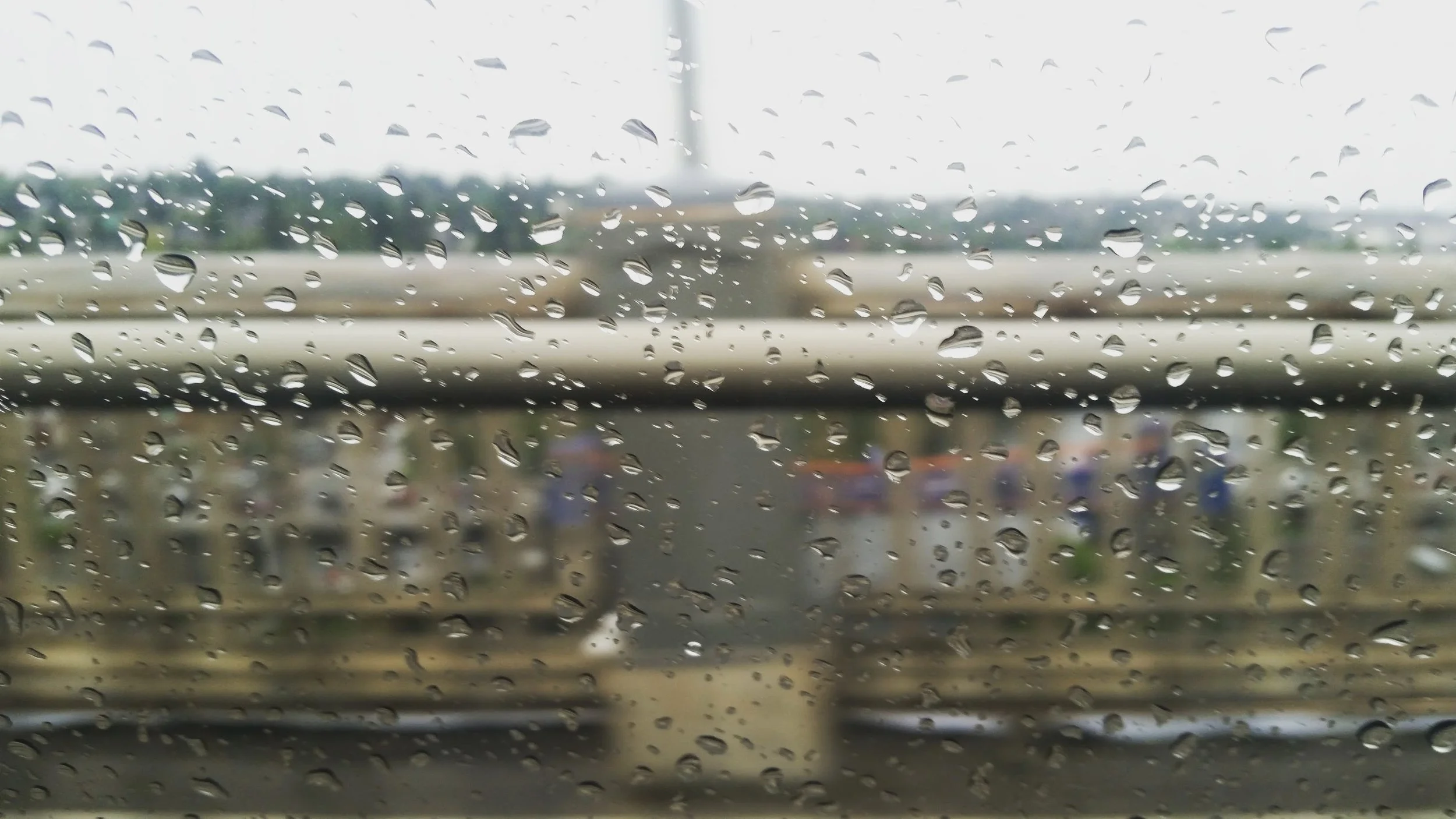 Rainy day in Los Angeles
