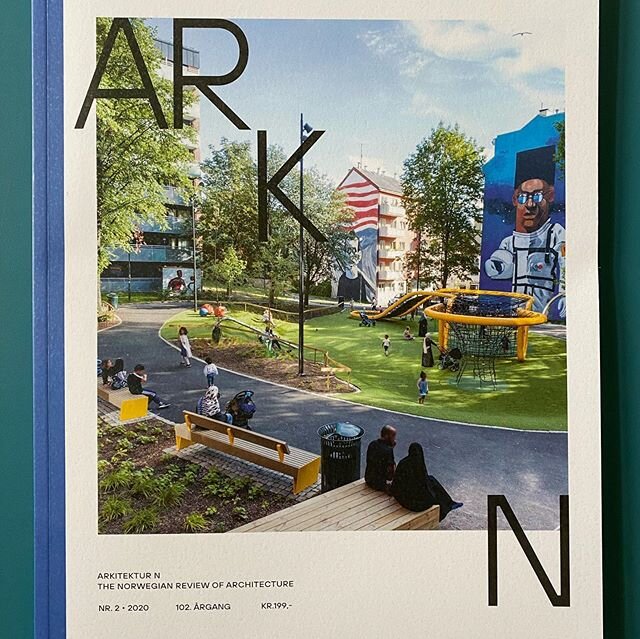 Arkitektur N now out in print. #arkitektur_n #studio_oslo_la #landscapearchitecture #oslo #t&oslash;yen