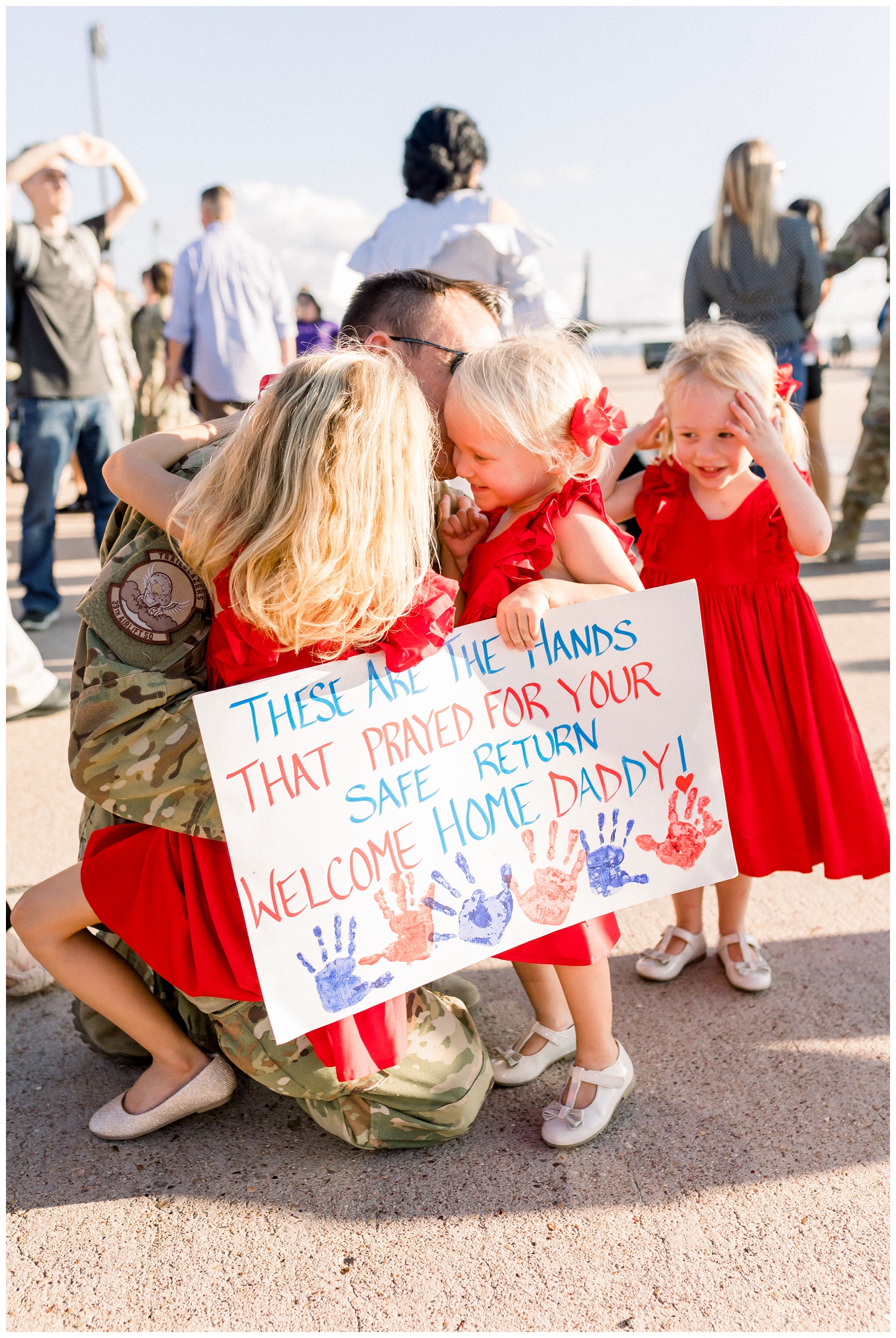 Yarian Family Homecoming | Military Homecoming Session | Abilene Dyess Texas Photographer