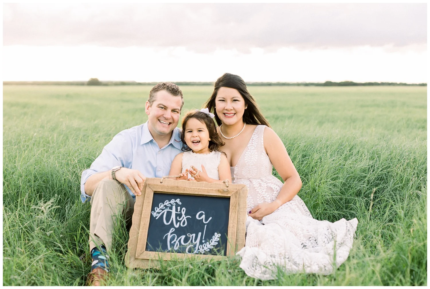 Clarke Family Announcement | Pregnancy Announcement Session | Abilene Texas Photographer