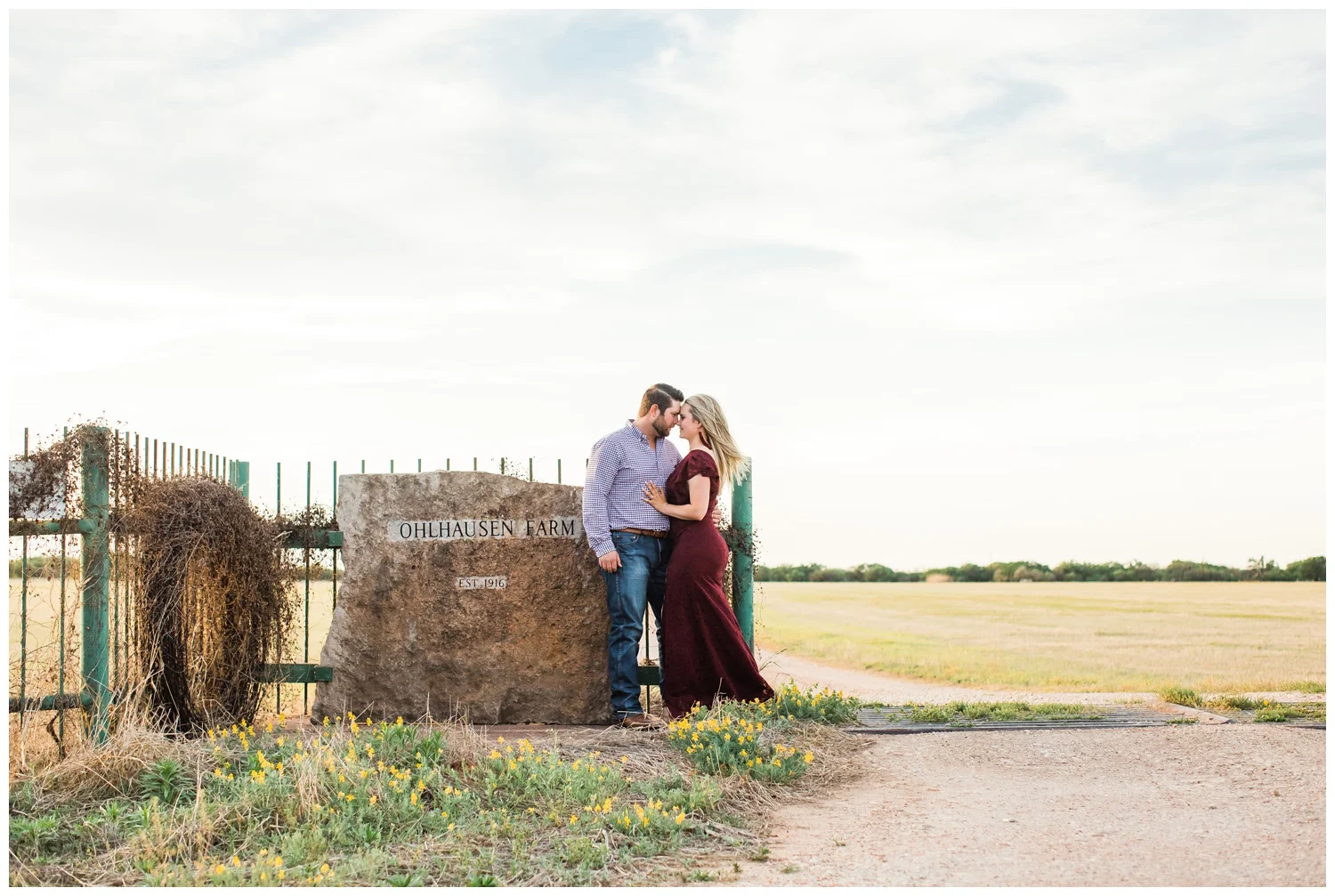 Abilene Texas Photographer | Ohlhausen Engagement Session | Ohlhausen Farm Texas