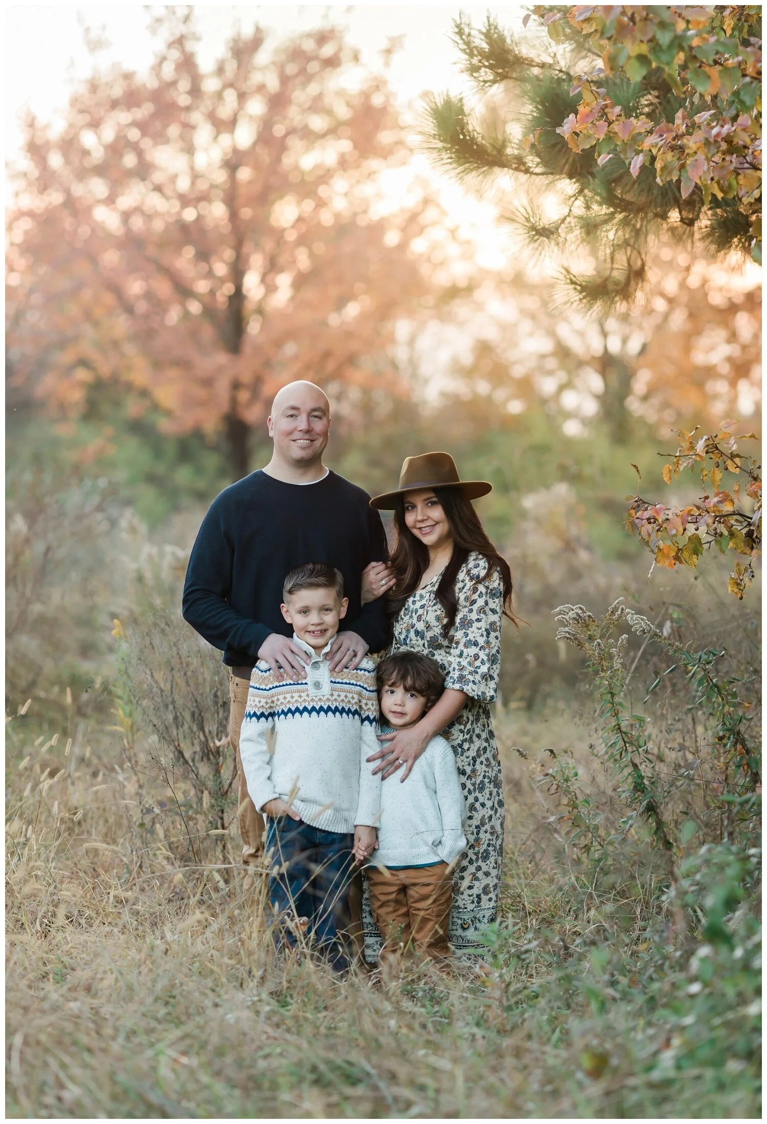 O'Fallon and St. Louis Family Photographer | Dreamy Fall Family Session