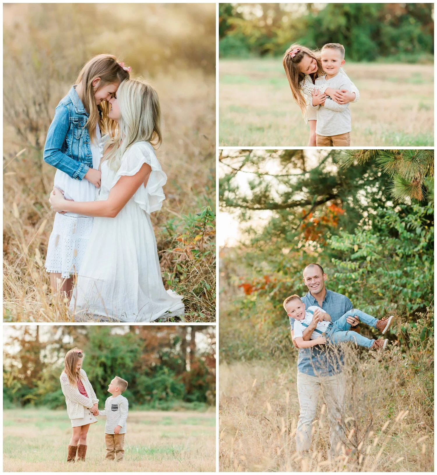 O'Fallon and St. Louis Family Photographer | Dreamy Fall Family Session