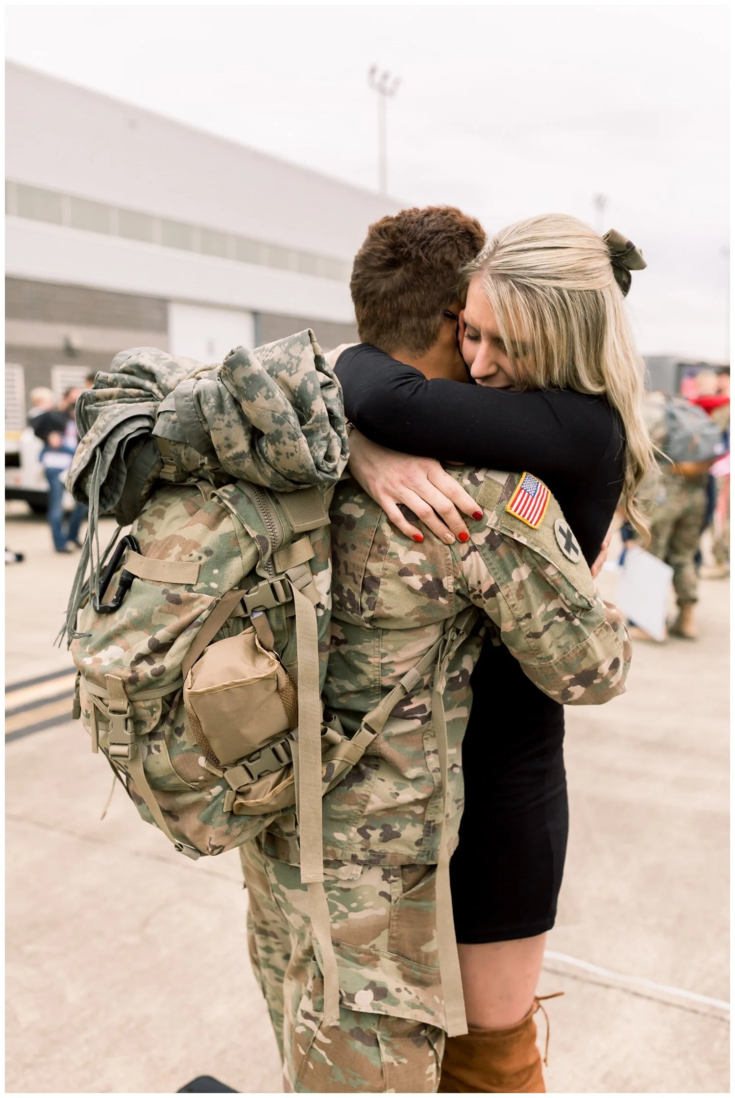 Scott AFB O'Fallon IL Military Homecoming Photographer | Army Homecoming Session