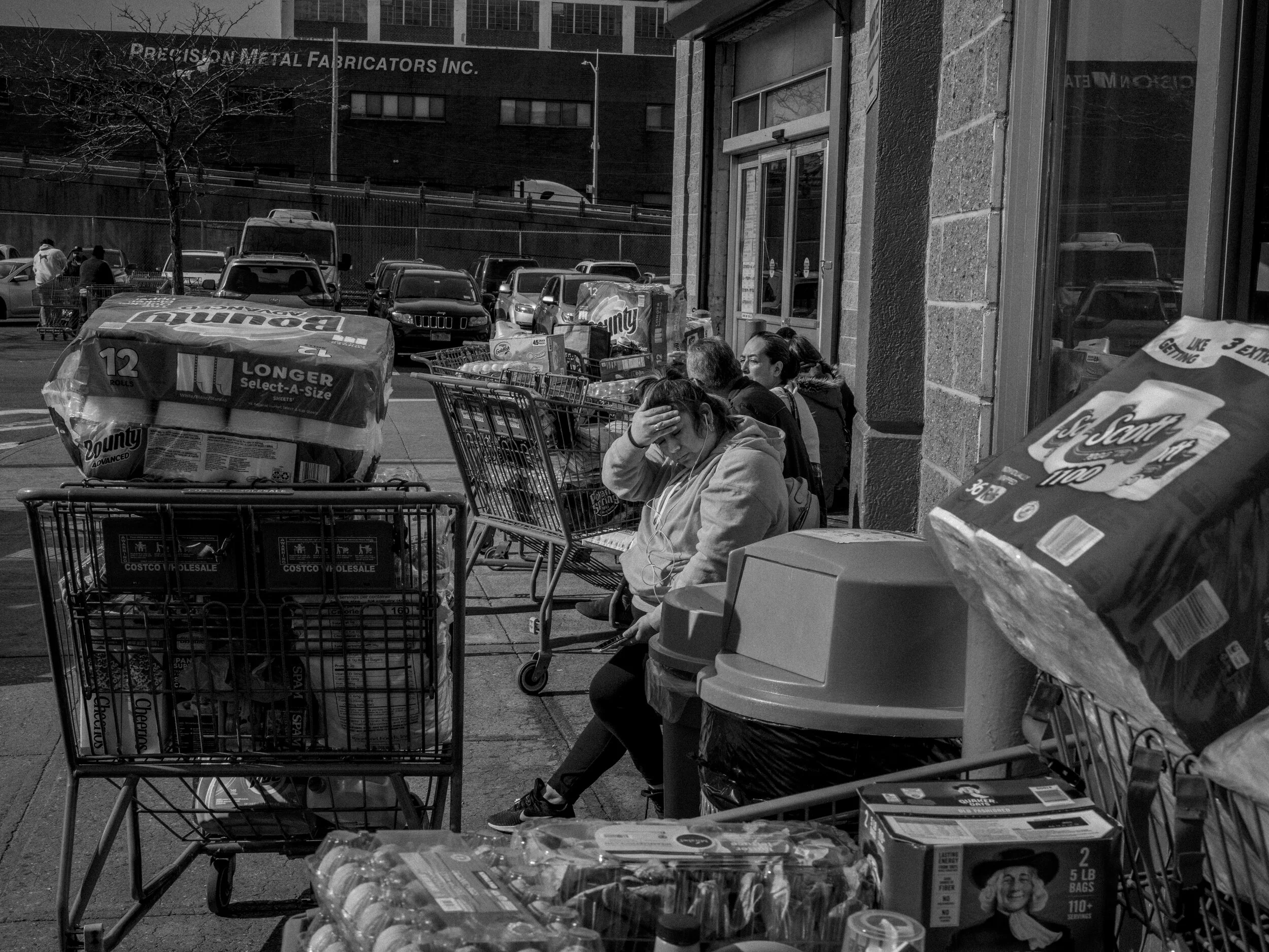  Fear and anxiety across the planet have led to frenzied panic buying by people worried they will be quarantined or isolated. 