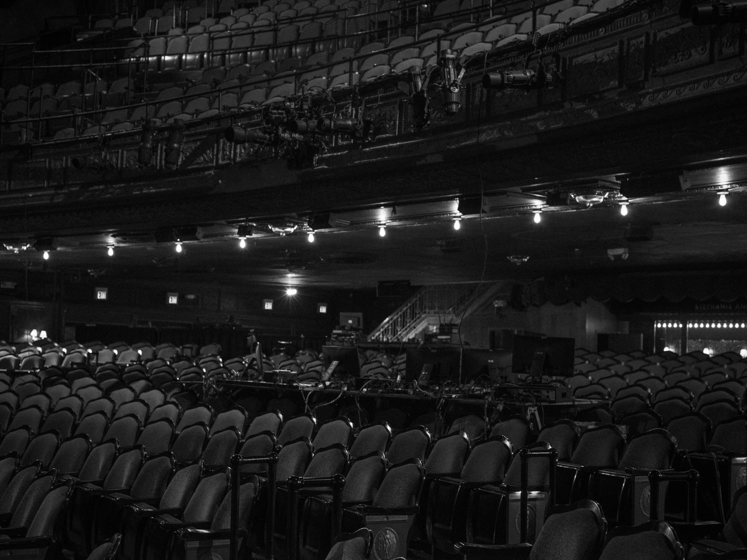  Empty seats at the "Caroline, or Change" musical at Studio 54 after the city banned all gatherings of 500 or more people. 