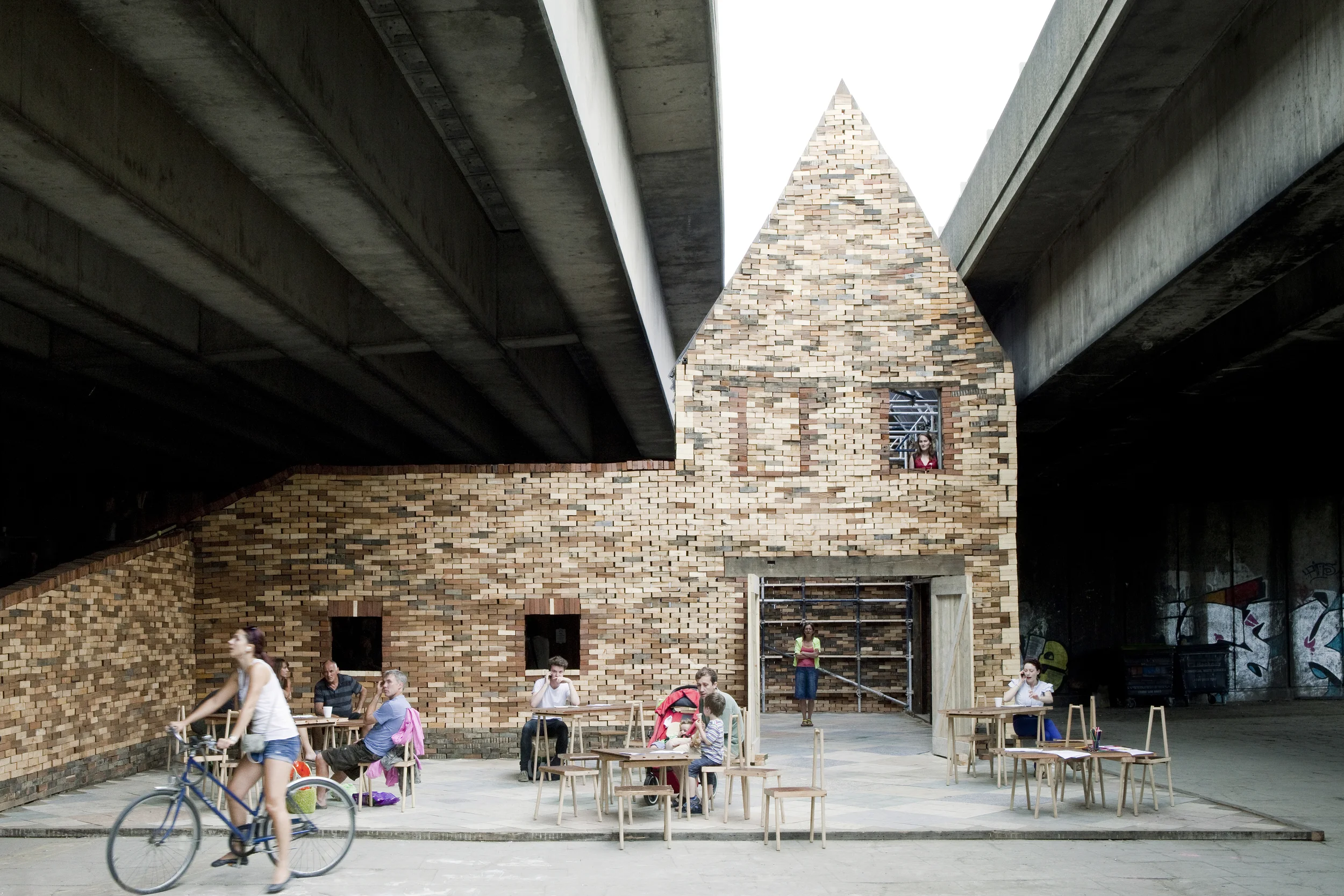 'Folly for a Flyover', 2011. Photo by David Vintiner. Image courtesy of Assemble .