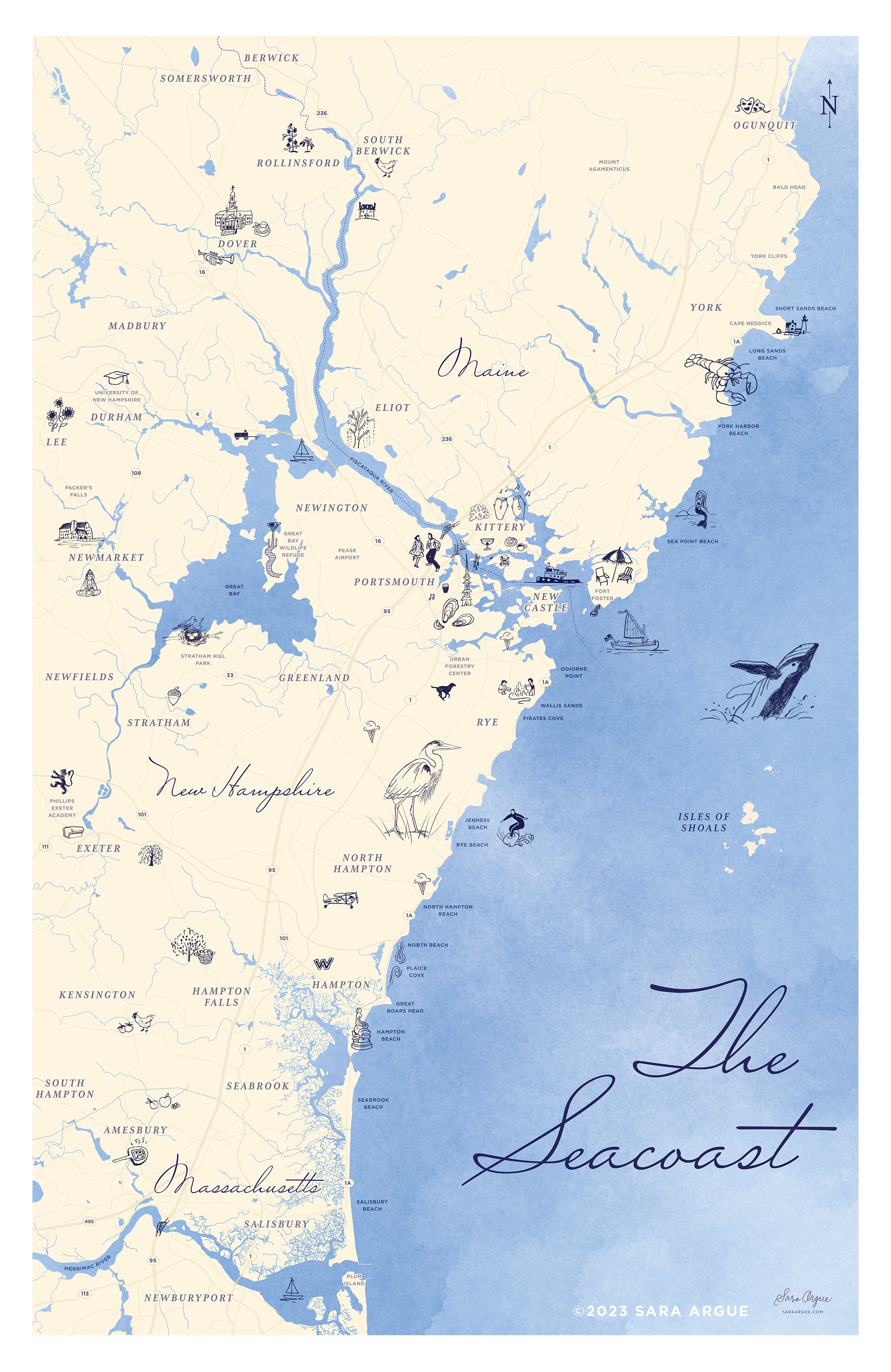 Sara Argue-Seacoast NH Map-Illustration.jpg