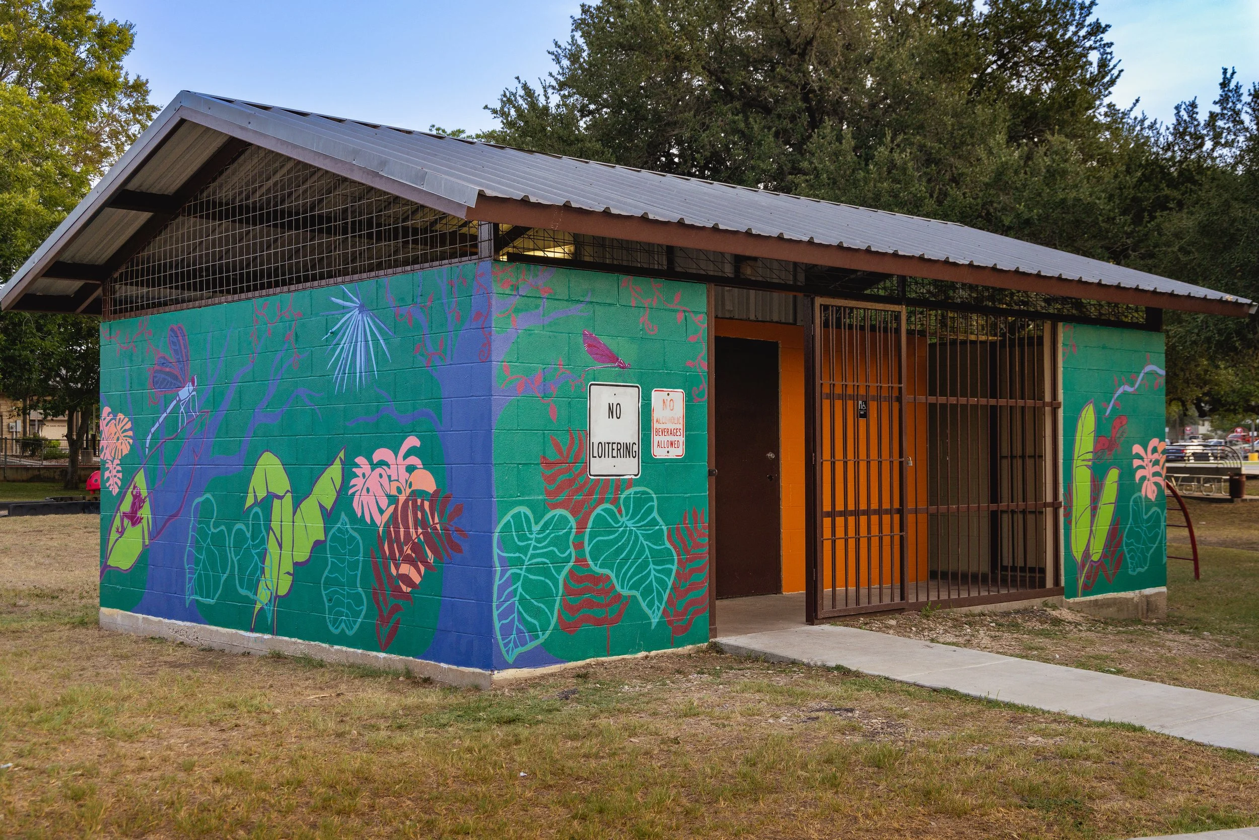 The First Keep Lockhart Beautiful Mural Program - Lions Park, 2022
