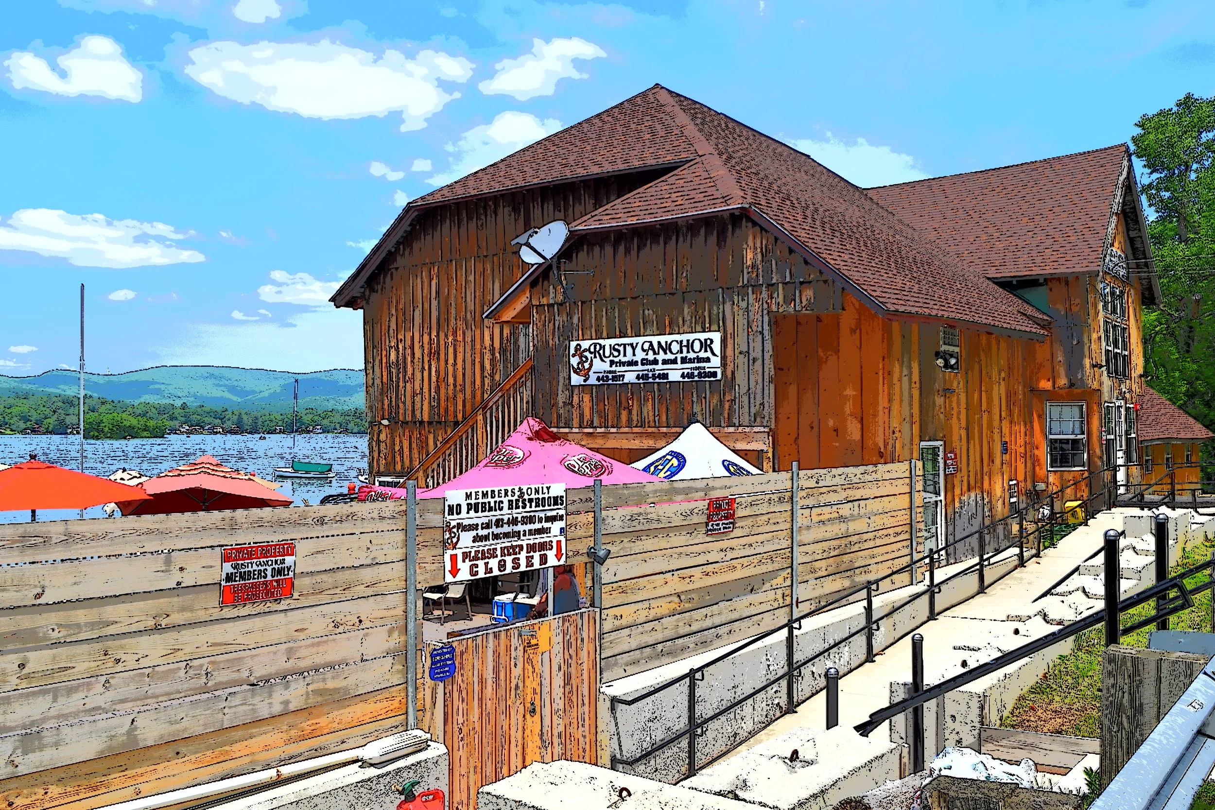  A rest stop between Pittsfield and Williamstown. 