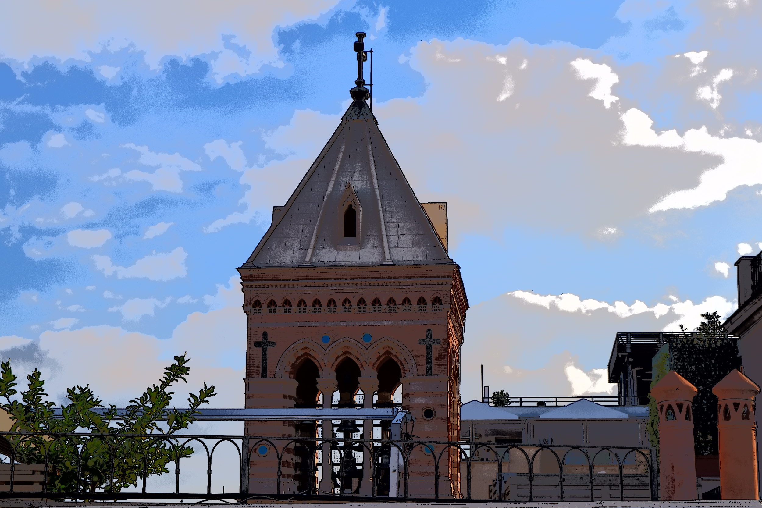  Rome from a roof. 