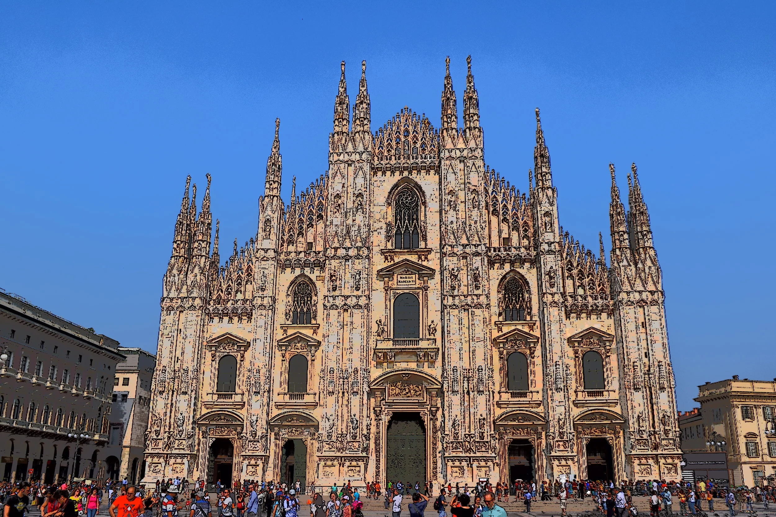  The grand Duomo di Milano. 
